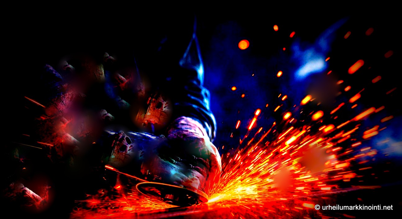 Metalliosien viimeistelyä